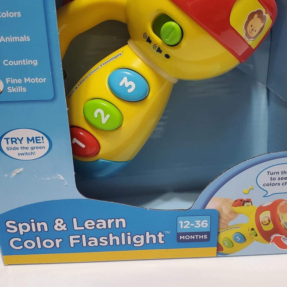 VTECH Spin & Learn Color Flashlight - Picture 6 of 6